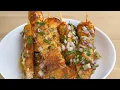 Download Lagu Grilled chicken with addictive flavor. Topped with sauce.