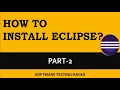 How to Install Eclipse PART-2 Java Tutorial