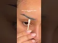 thin eyebrows tutorial without shaving or tweezing