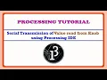 Serial Trans of the Value read from Knob using Processing Processing IDE Tutorial