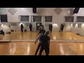 Sam Daniel BTS of dance practice for performance All American 5x18