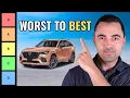 Ranking Every Midsize SUV For Reliability From WORST To BEST On A Tier List