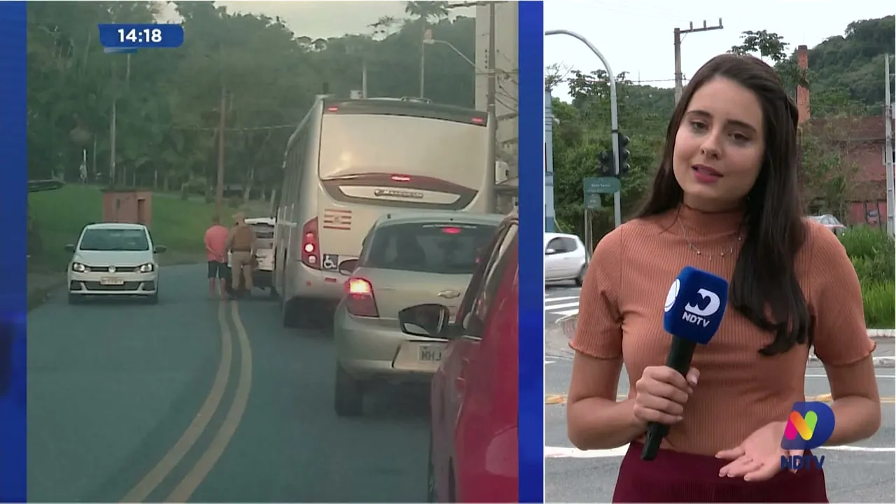 Homem é preso dentro do transporte público em Blumenau