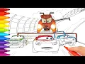 McQueen s Nightmare with Frank The King Chick Hicks CARS Drawing and Coloring Pages Tim Tim TV