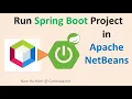 How to Run Spring Boot project in Apache NetBeans