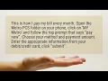 How do I pay my Metro PCS bill