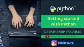 Python Tutorial Tokens and Variables in Python