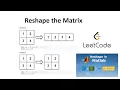Reshape the Matrix