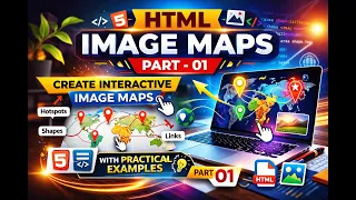 HTML Image Maps Part 01 Explained in English Create Clickable Areas on Images