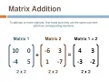 Python Program to add two matrices