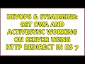 DevOps SysAdmins Get OWA and ActiveSync working on server using HTTP redirect in IIS 7