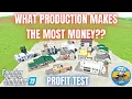 PRODUCTIONS PROFIT TEST - Farming Simulator 22