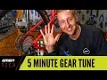 5 Minute Gear Adjust How To Set Up Your Mountain Bike Gears Correctly