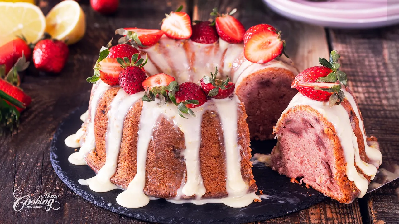 Mouthwatering Strawberry Lemon Bundt Cake Recipe