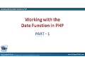 31020-Working with the Date Function in PHP - Part 1