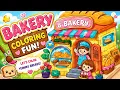 Cute Bakery Coloring Easy Relaxing Coloring for Kids