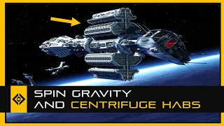 Spin Gravity and Centrifuge Habs in Sci-Fi