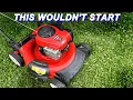 Fixing A Murray Mower That Won t Start