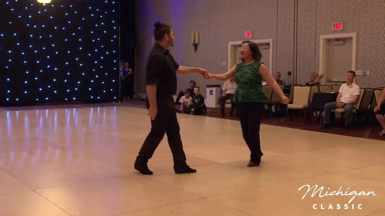 Michigan Classic 2019 Pro Am Open Routine Caroline Suh with Steven Kekoolani