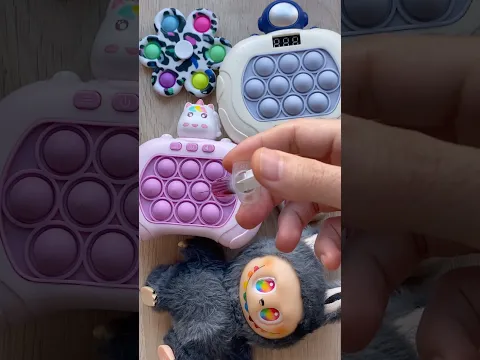Labubu Popit Injection! 💩💩💩 #satisfying #squishy #labubu #popit #asmr #shortsfeed