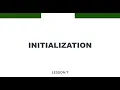 Lesson 7 - Reservoir Simulation with ECLIPSE Software INITIALIZATION