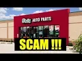 The Corporate Scam That Is Oreilley Auto Parts NEVER Shop Here