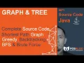 Shortest Path pada Graph Source Code Java Algoritma Greedy Backtracking BFS dan Brute Force