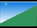 Java Graphics2D - Hare and tortoise race no https youtu for