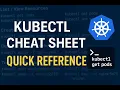 Kubectl Cheat Sheet Quick Reference for Kubernetes CLI CKA Prep