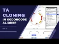 TA Cloning with CodonCode Aligner