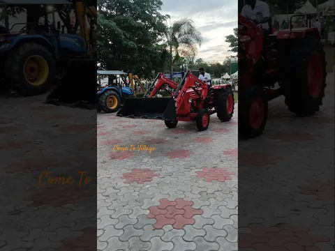 mahindra tractor front loader attachment #mahindra #tractor #agriculture