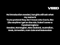 Central Cee – No Introduction (Lyrics) [VEED Vibes]