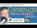 Pythons range function