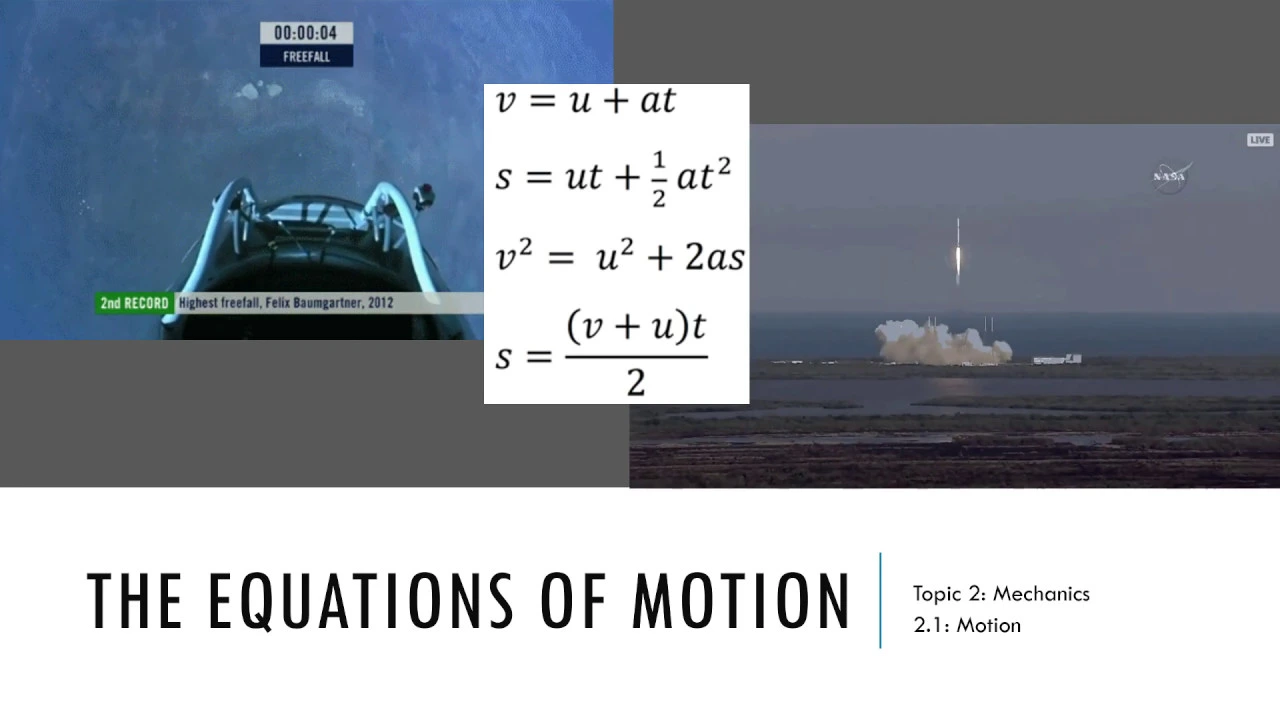 The equations of motion, air resistance - IB Physics