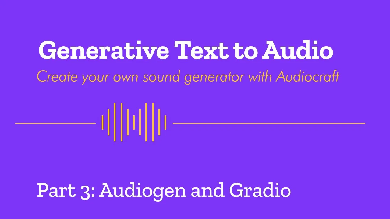 Generative AI Audio with Audiocraft 3: Audiogen with Gradio