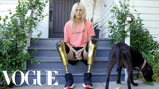 how lauren wasser the model with golden legs made a triumphant return vogue