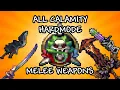 ALL Terraria Calamity Hardmode Melee Weapons