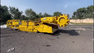 Eickhoff continuous Miner operation ll Continuous miner ll operation