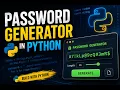Building Password Generator in Python