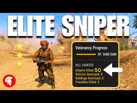 50 Kills Elite Sniper is Terrifying! - 4vs4 - Wehrmacht - Company of Heroes 3