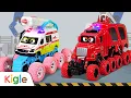 Ambulans Monster dan Truk Pengangkut Monster | Permainan Perbaikan Mobil | Kigle TV Indonesia