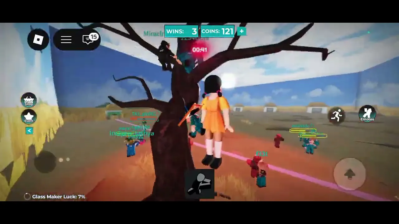 After long time finally Roblox vedio squid game