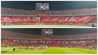 البطل عبر التاريخ جمهور الأهلي يقدم تيڤوهات عظيمة في مباراة الزمالك ملخص الهتافات في مباراة القمة دندنها