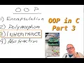 Object Oriented Programming in C Part Three Inheritance