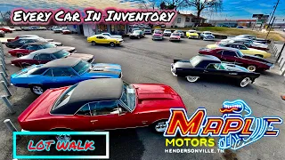 EVERY CAR EVERY Engine Every Price Weekly Inventory Update MAPLE MOTORS 26 Classic HotRods
