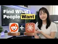 How to Create Business Ideas with AI and Real Reddit Data Step-by-Step