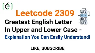 Leetcode 2309 Greatest English Letter in Upper and Lower Case