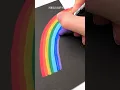 Rainbow Art in Black and White paper