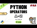 Operators in Python Types of Operators CBSE CLASS - XI COMPUTER SCIENCE