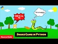 Create a Snake Game using Python Turtle Module with Source Code Python Project PySeek